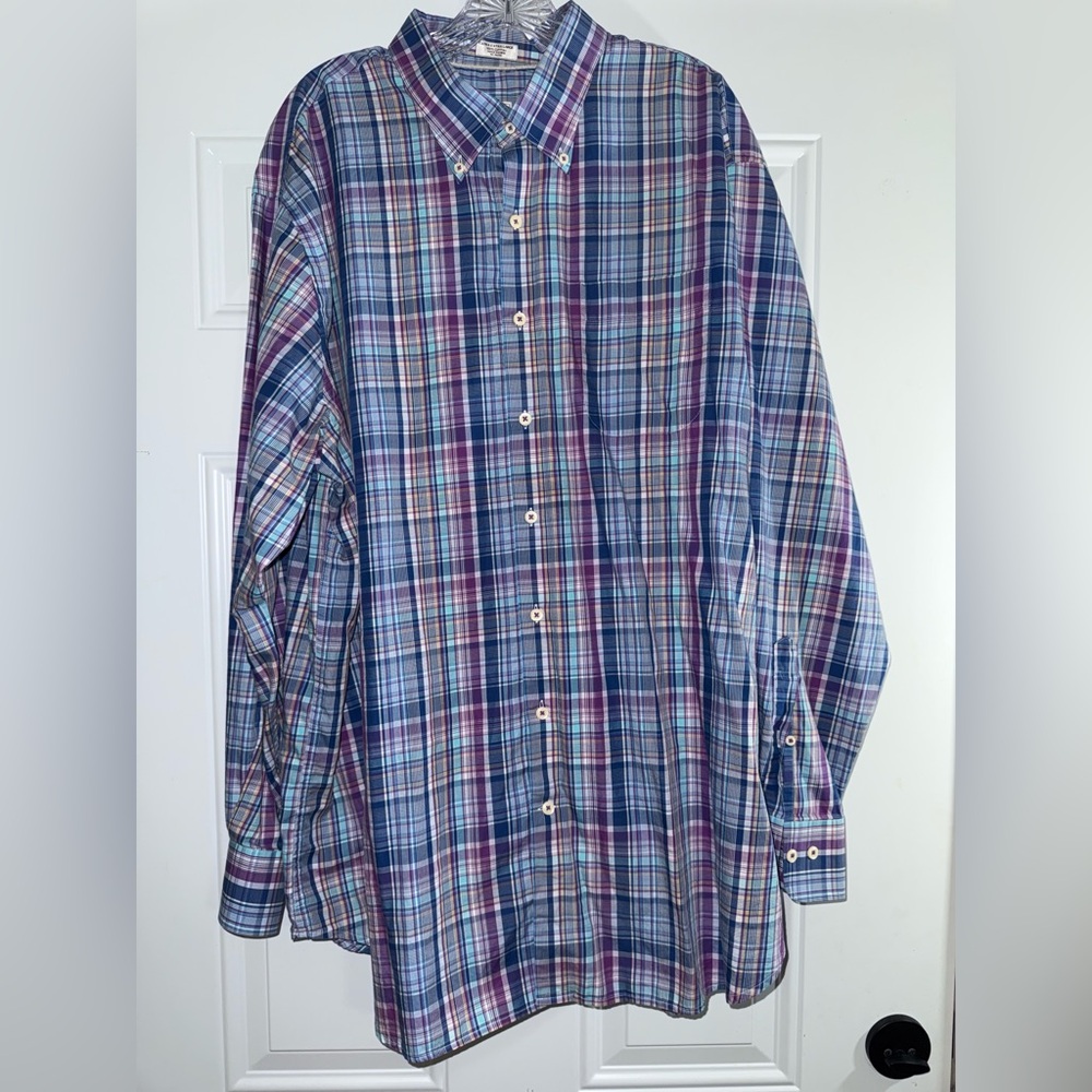 Peter Millar Multicolor Plaid Button Down Shirt